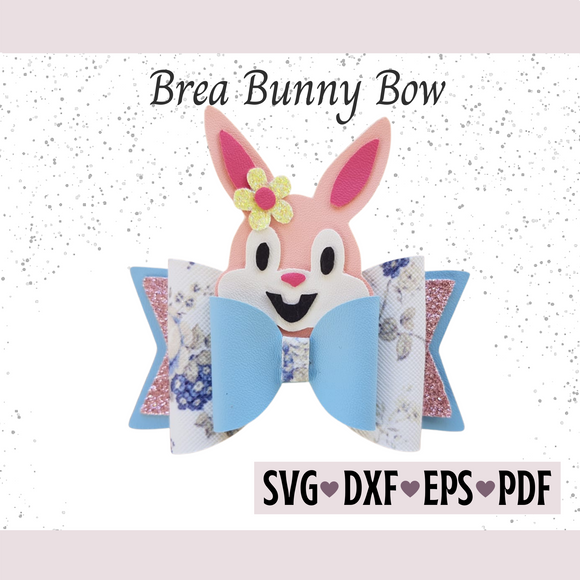 Bunny Bow Template - Digital File
