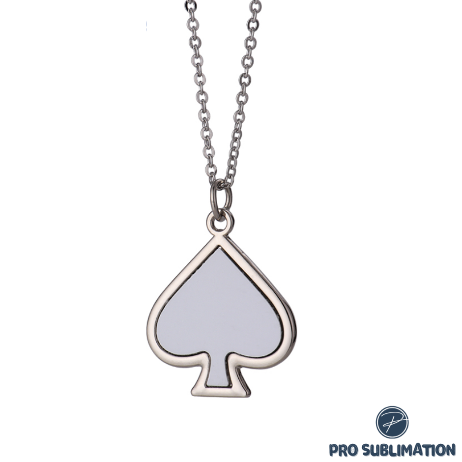 Spades necklace Pro Sublimation
