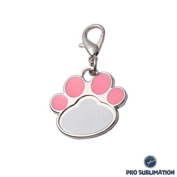 Cat paw charm - Pink