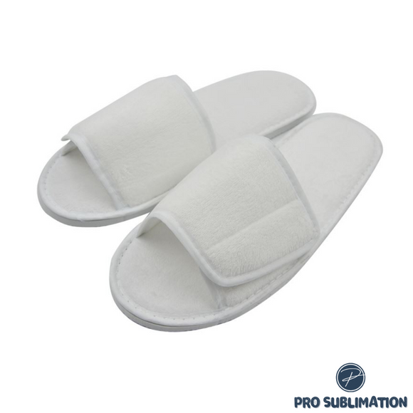 Fabric slipper with adjustable velcro