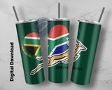 Springbok (1) Tumbler Template - PNG Digital File