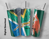 Springbok (2) Tumbler Template - PNG Digital File