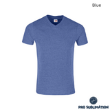 Mens Michigan Melange V-Neck T-Shirt