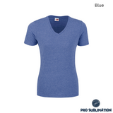Ladies Michigan Melange V-Neck T-Shirt