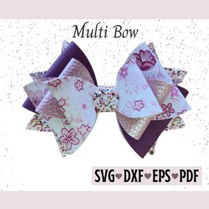 Multi Bow Template - Digital File