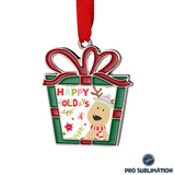 Christmas gift box tree ornament