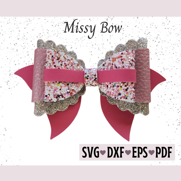 Missy Bow Template - Digital File