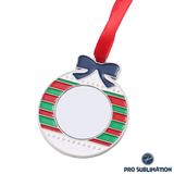 Round Christmas tree ornament