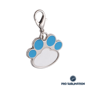 Cat paw charm - Blue