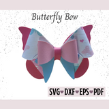 Butterfly Bow Template - Digital File