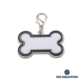 Dog tag charm - Black