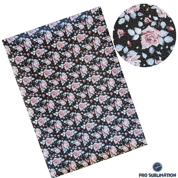 Pink floral faux leather (7)