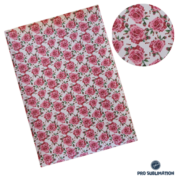 Pink floral faux leather (3)