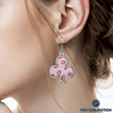 Clubs earrings