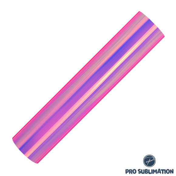 Holographic Sticker Vinyl - Purple Pink
