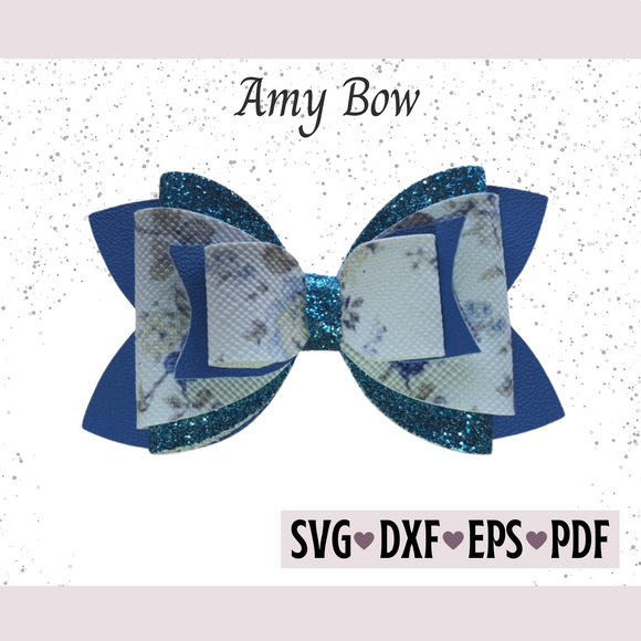 Amy Bow Template - Digital File