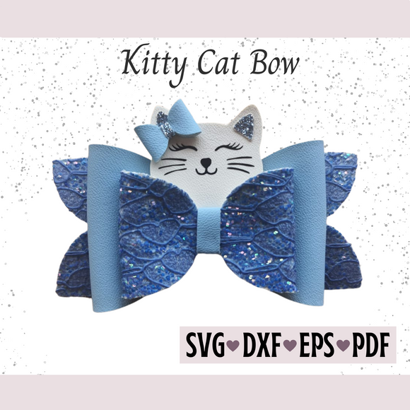 Cat Bow Template - Digital File
