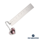 Photo ruler bookmark- Heart