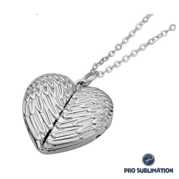 Angel wings necklace/ locket