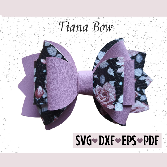 Tiana Bow Template - Digital File