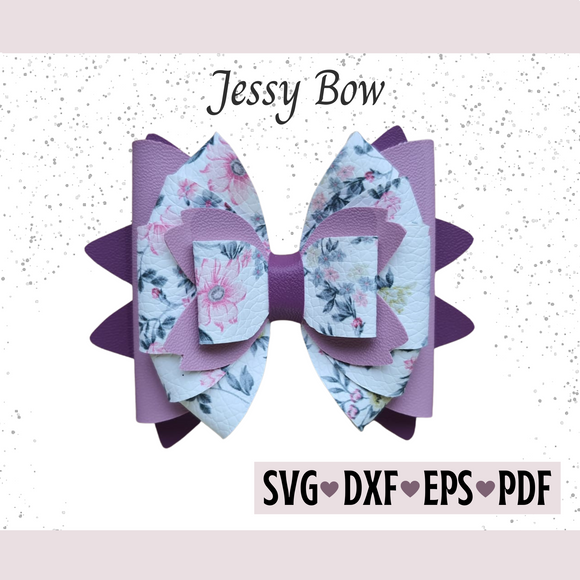 Jessy Bow Template - Digital File