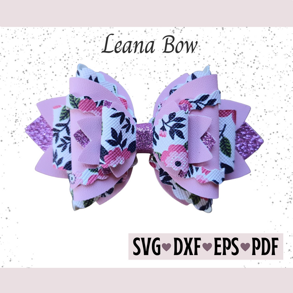 Leana Bow Template - Digital File