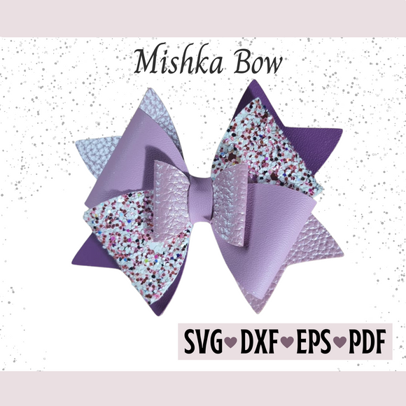 Mishka Bow Template - Digital File