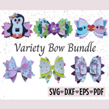 Variety Bow Template Bundle - Digital File